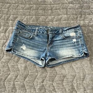 American Eagle Extra Short Stretch Jean Shorts